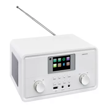 MEDION MD 88069 Radio internet con DAB+, FM, Bluetooth e WLAN, bianco