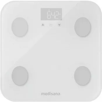 Medisana BS 600 bilancia pesapersone WiFi bianca con Bluetooth (40501)