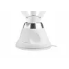 Medisana CM 850 specchio cosmetico LED con ingrandimento 5x, LED bianco luce diurna, sensore touch, rotazione 360°, argento