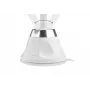 Medisana CM 850 specchio cosmetico LED con ingrandimento 5x, LED bianco luce diurna, sensore touch, rotazione 360°, argento