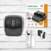 Massaggiatore shiatsu per piedi Medisana FM 900 con calore, nero/grigio