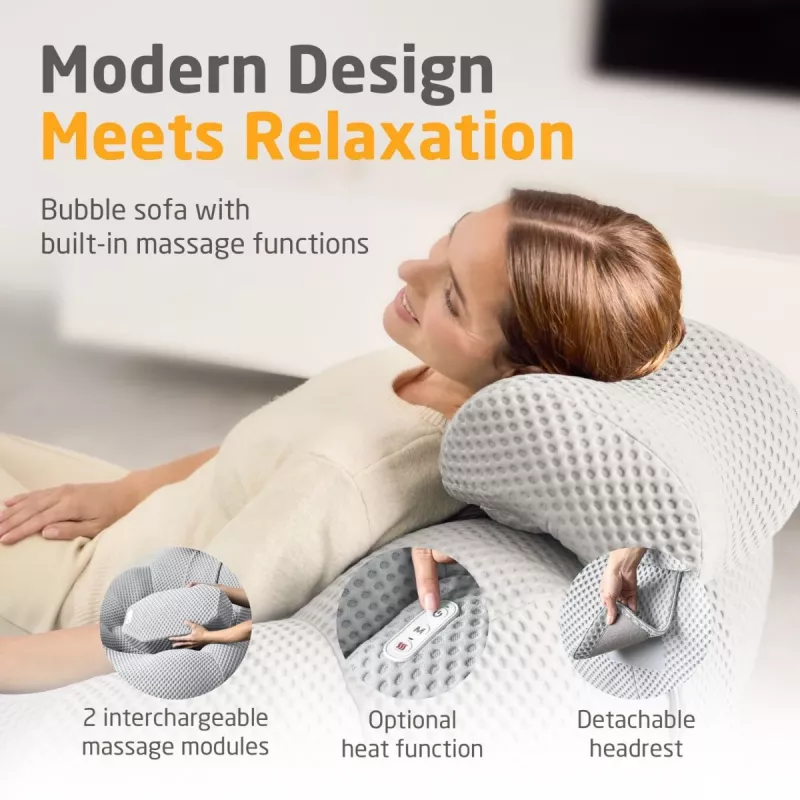 Medisana RS100 Bubble Sofa con massaggio, grigio