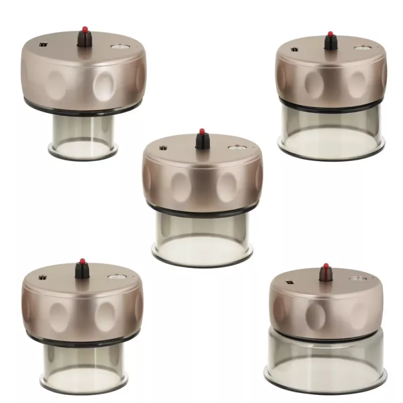 MEDIVON Celestine Massaggiatore Elettrico per Cupping con Terapia Termica e a Luce Rossa