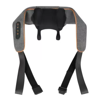 Medivon Collar Simple 2 Massaggiatore Shiatsu per Collo e Spalle con Calore, Nero