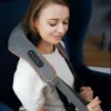 Medivon Collar Simple 2 Massaggiatore Shiatsu per Collo e Spalle con Calore, Nero