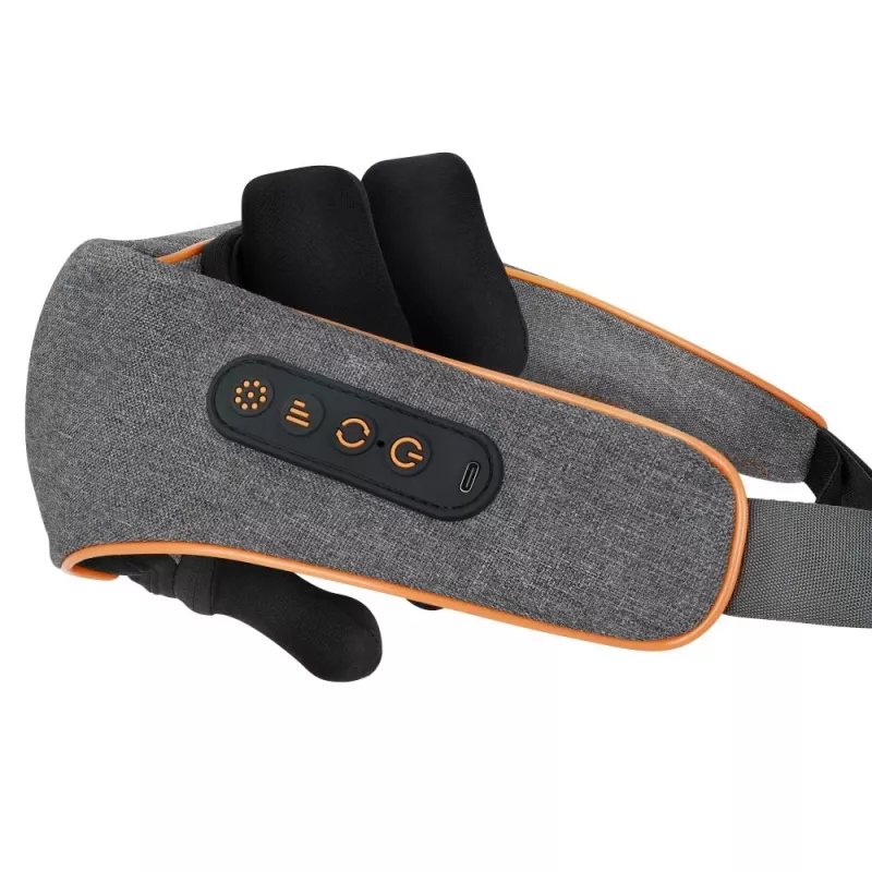 Medivon Collar Simple 2 Massaggiatore Shiatsu per Collo e Spalle con Calore, Nero