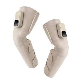 Medivon Compression Massager Sole Duo – massaggiatore piedi ad aria con calore, 3 modalità e 3 intensità