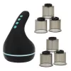 MEDIVON Eclipse Cupping Massager con Cups - Terapia Dinamica a Vuoto, Luce Rossa e Calore, 12 Livelli, Senza Fili