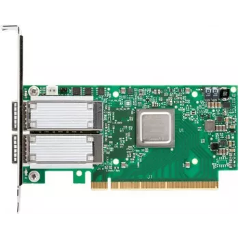 Mellanox NVIDIA ConnectX-5 EN MCX516A-CDAT scheda di rete - 100GbE dual-port QSFP28 PCIe 4.0 x16 staffa full-height nera