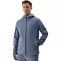 Giacca softshell uomo 4F M283 Denim - impermeabile e antivento con cappuccio, taglia L