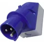 MENNEKES CEE-CARA connettore maschio da parete 16 A 3 poli 230 V 6h IP44 blu