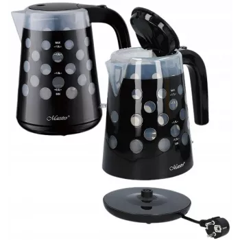 MEO Bollitore 1,7 l 2200 W MR-045-BLACK MAESTRO