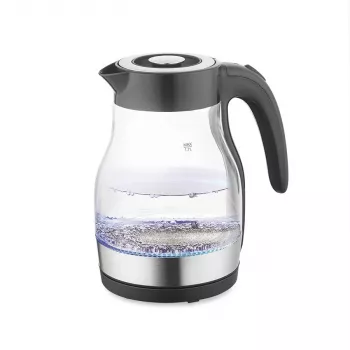 MEO Bollitore in vetro 2200W 1,7L nero MR-061-BLACK MAESTRO