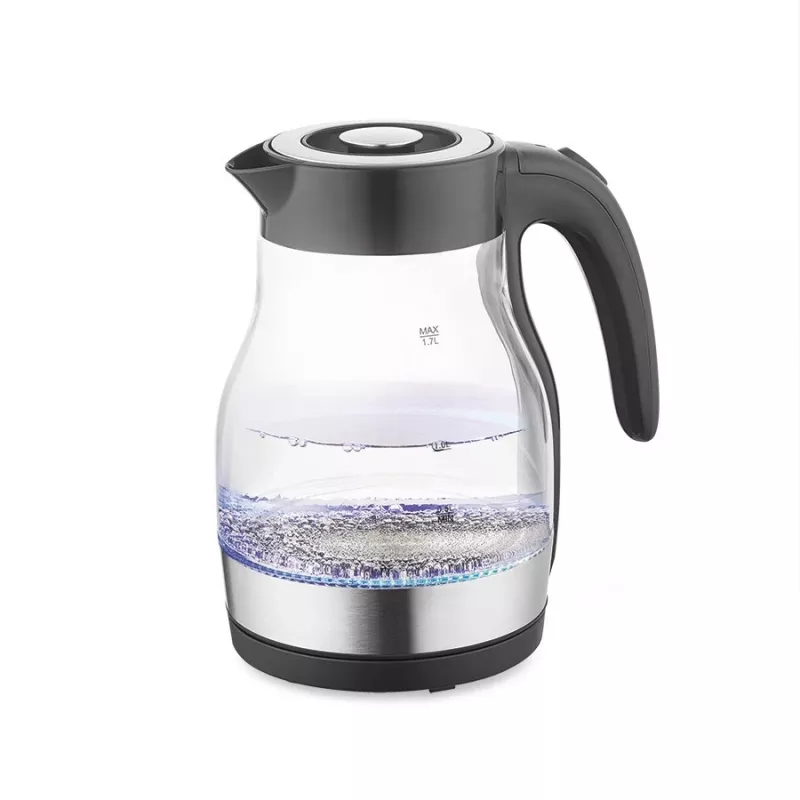 MEO Bollitore in vetro 2200W 1,7L nero MR-061-BLACK MAESTRO