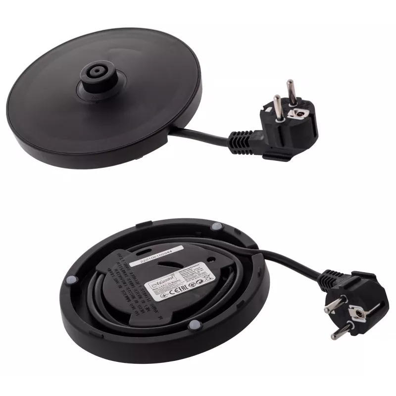 MEO Bollitore in vetro 2200W 1,7L nero MR-061-BLACK MAESTRO