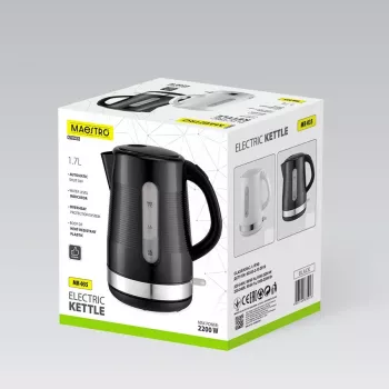 MEO Maestro bollitore 1,7 L MR-035-BLACK, nero