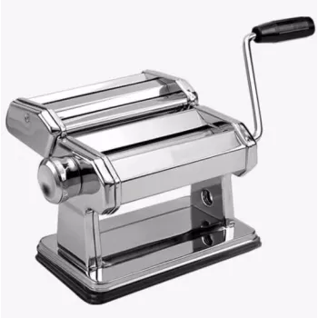 MEO MR-1679 MAESTRO macchina per pasta manuale - acciaio cromato, 9 regolazioni di spessore, 3 tipi di pasta, morsetto da tavolo