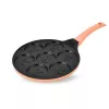 MEO Smile Padella per crêpe 26 cm alluminio antiaderente nero MR-1222-B