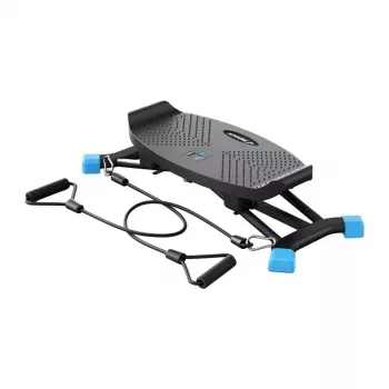 MERACH MR-2416B1 ski trainer - resistenza ad aria e magnetica, 10 livelli, Bluetooth, display LCD, compatibile con app, peso massimo utente 150 kg