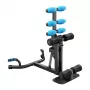 MERACH MR-2417B1 Macchina multifunzione per squat - sissy squat, sit-up, push-up, estensione gambe, pieghevole, nero/rosso