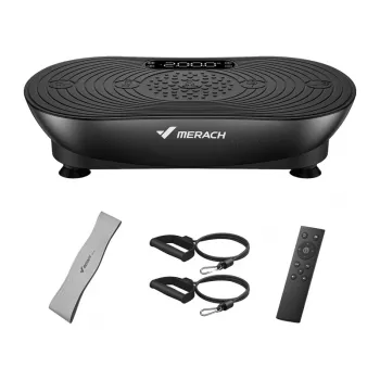 MERACH MR-2533B1-EU Piattaforma vibrante (nero)