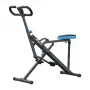 MERACH MR-R07H1 macchina squat 3-in-1 con monitor LCD, pieghevole, nero e rosso
