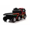 Mercedes Truck + Trailer XMX622B giocattolo a batteria con luci LED e LCD rosso