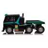 Camion elettrico cavalcabile per bambini Mercedes XMX622B con rimorchio, LCD, blu