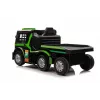 Mercedes Truck + Trailer XMX622B giocattolo a batteria con LCD verde