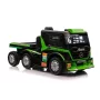 Mercedes Truck + Trailer XMX622B giocattolo a batteria con LCD verde