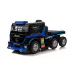 Mercedes Truck + Trailer XMX622B giocattolo a batteria con LCD blu navy