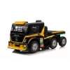 Mercedes Truck + Trailer XMX622B auto giocattolo a batteria con LCD gialla