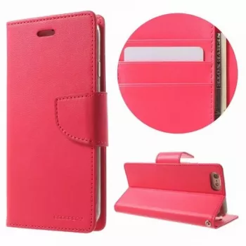Mercury Apple iPhone X/XS Bravo Diary Custodia portafoglio folio rosa shocking