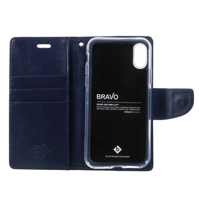 Mercury Apple iPhone X/XS Bravo Diary blu navy