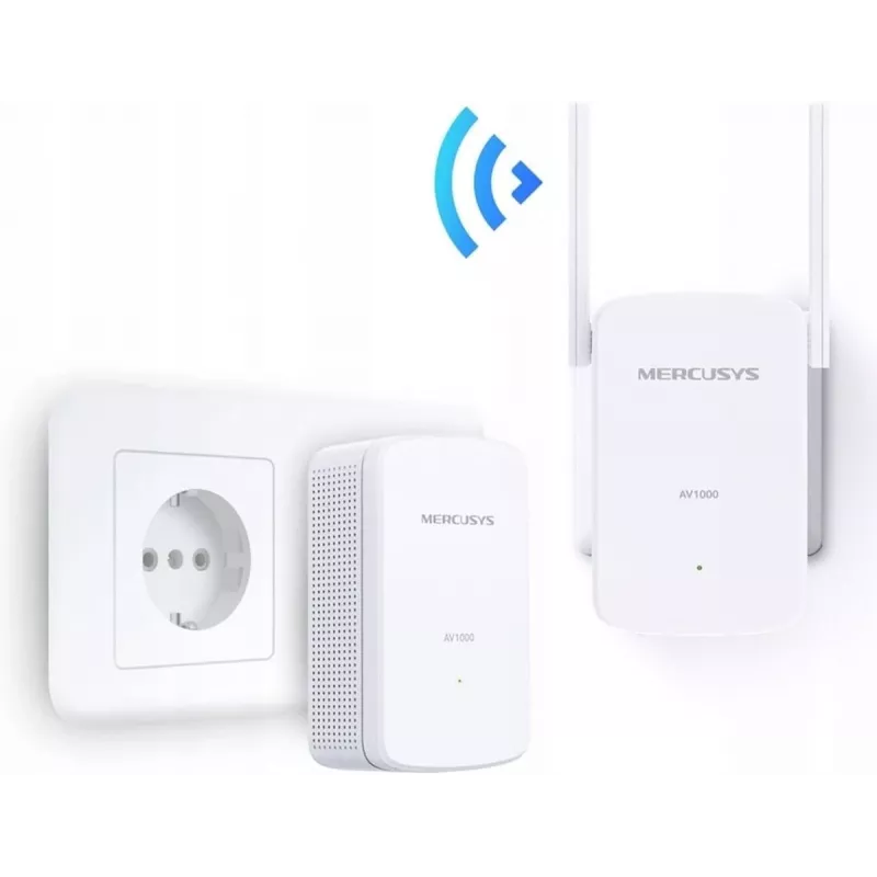 Mercusys MP510 KIT V1 kit adattatori Powerline AV1000 Gigabit, confezione da 2