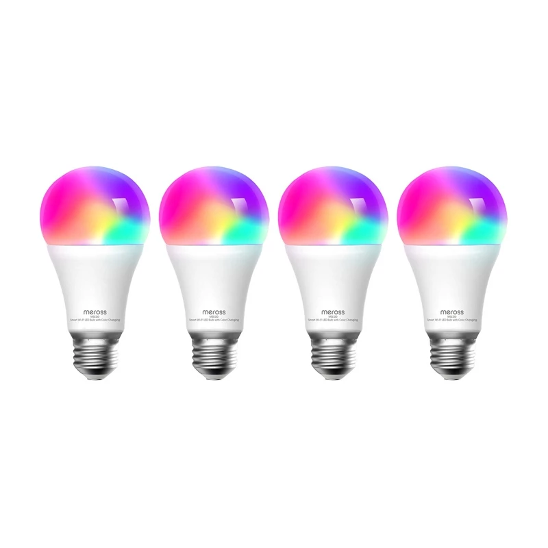 Meross MSL120 lampadina LED smart WiFi (HomeKit) (confezione da quattro)