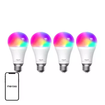 Meross MSL120 lampadina LED smart WiFi (HomeKit) (confezione da quattro)