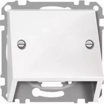 Placca centrale Merten 464619 per inserto TAE, bianco polare
