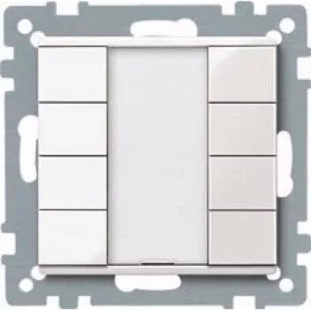 Merten 627819 inserto deviatore, 10 A, 250 V, da incasso, grigio