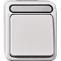 Merten Aquastar Interruttore di controllo bipolare con spia luminosa, grigio chiaro MEG3102-8029