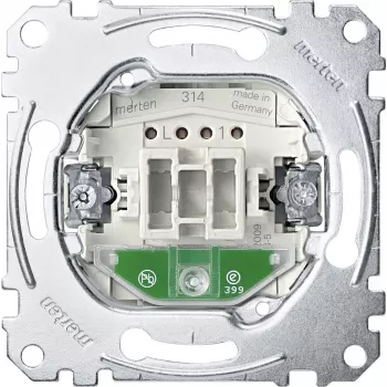 Merten inserto interruttore a scheda 1 polo con spia di controllo separata MEG3760-0000