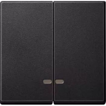 Merten MEG3420-0414 placca centrale per prese TAE, antracite, System M