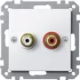 Merten MEG4350-0319 presa Schuko 1 posto bianco polare lucido