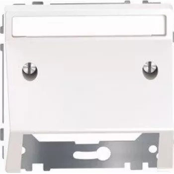 Placca a bilanciere Merten MEG4540-6035 System M, bianco polare lucido termoplastico, per pulsanti
