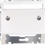 Placca a bilanciere Merten MEG4540-6035 System M, bianco polare lucido termoplastico, per pulsanti