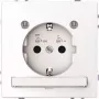 Merten Presa SCHUKO con uscita luce e modulo LED, protezione aumentata, morsetti a innesto, bianco polare MEG2304-6035