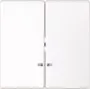 Merten System M placca 2 moduli, bianco polare lucido termoplastica, MEG3420-6035