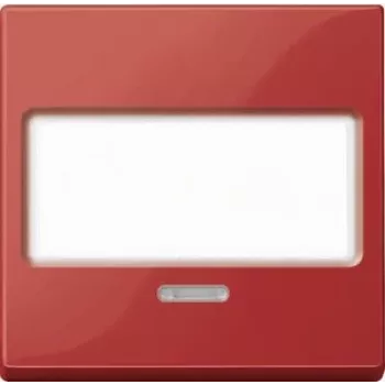 Merten System M bilanciere per presa con interruttore integrato, rosso rubino MEG3370-0306