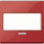 Merten System M bilanciere per presa con interruttore integrato, rosso rubino MEG3370-0306