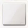 Merten System M bilanciere placca interruttore, bianco polare lucido con simbolo luce 432019